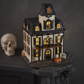 Vintage Halloween Light-Up House Figurine