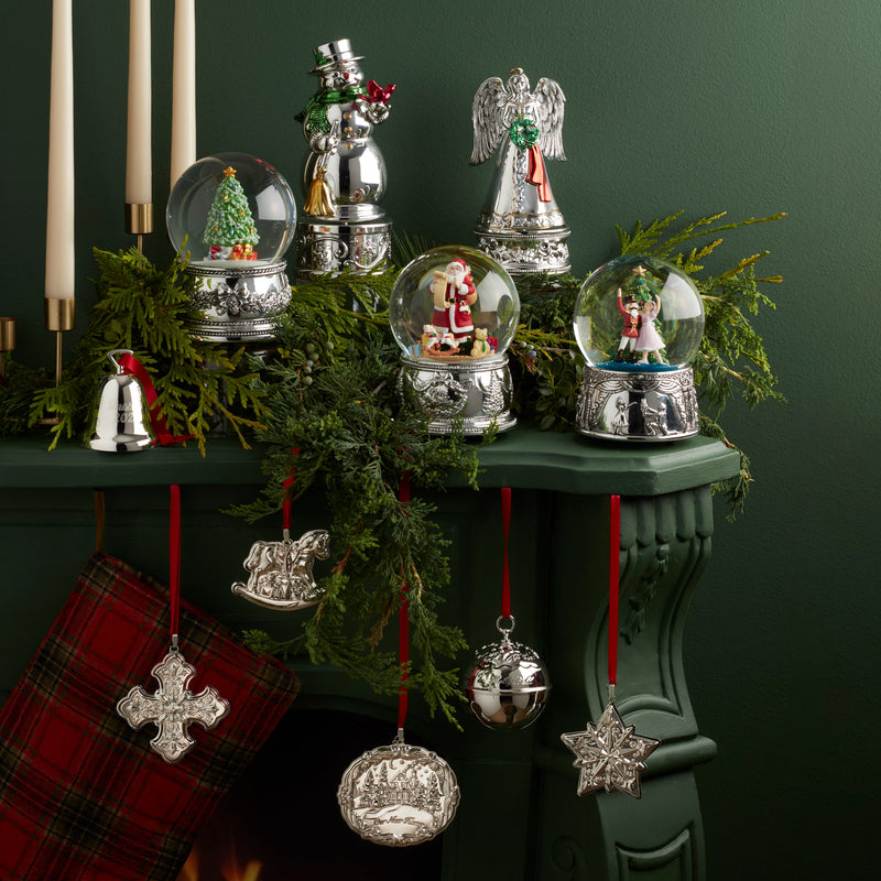 2025 Annual Christmas Cross Sterling Silver Ornament, 55th Edition