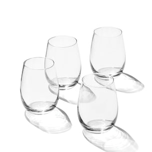 5 O'Clock Stemless Wine Glasses - Set Of 4