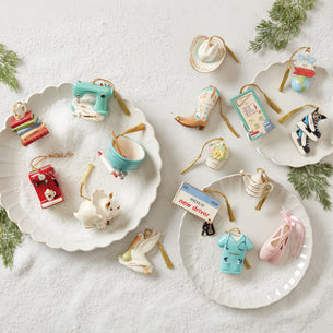 Personalized Ballet Slippers Ornament