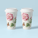 Butterfly Meadow Thermal Travel Mugs, Set of 2