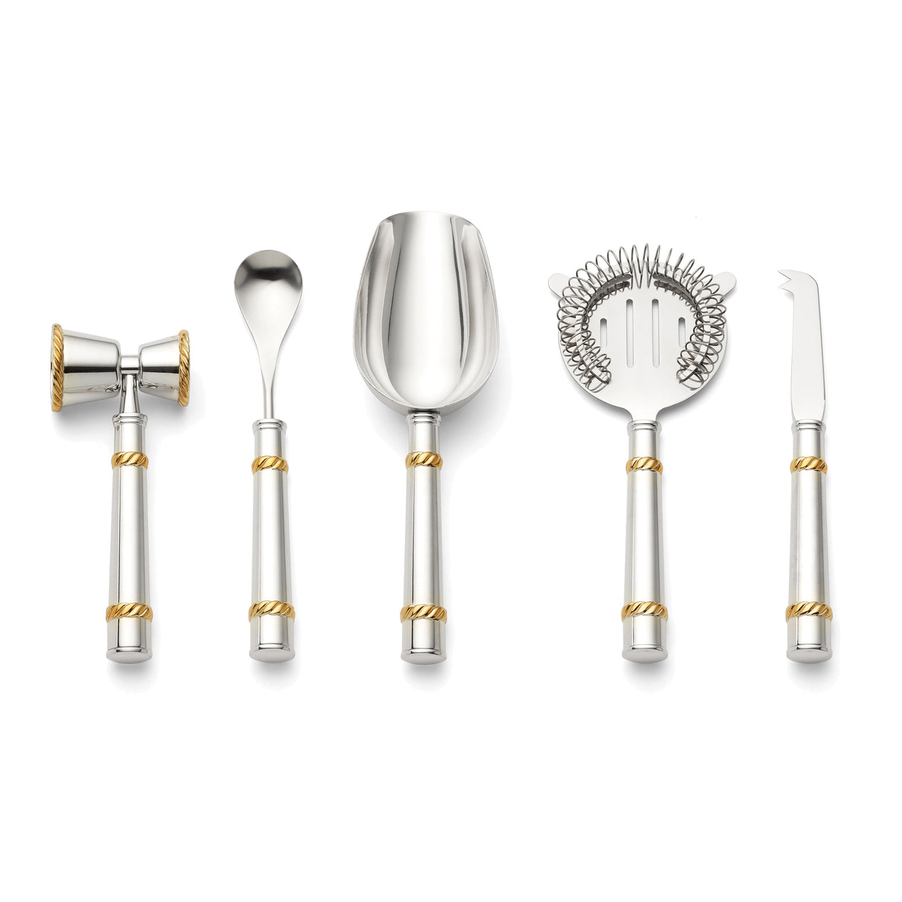 cambridge silversmiths Roseland 5-piece Bar Tool Set