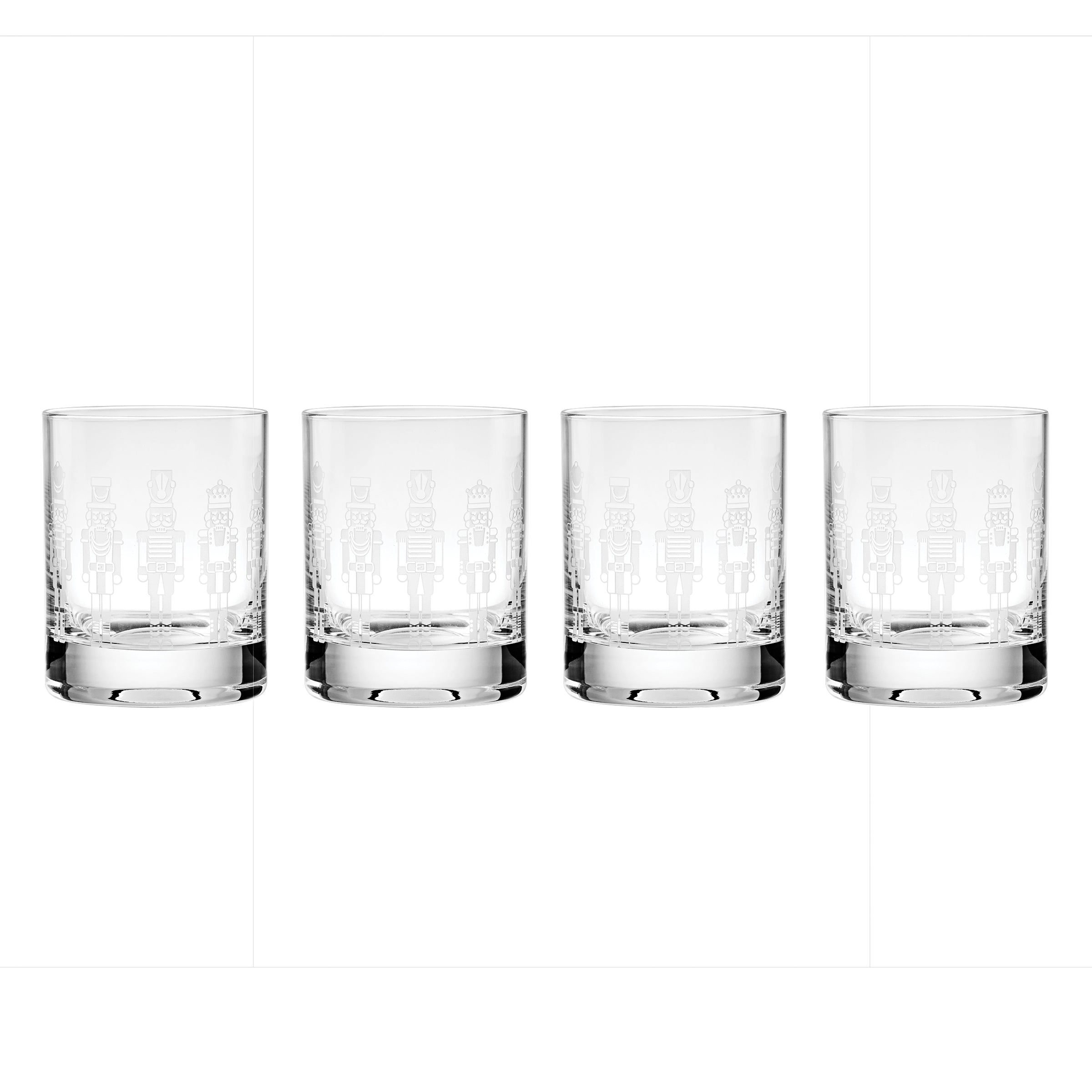 Star Wars Drinking Glass Set of 4 Etched Rocks Whiskey Glasses.