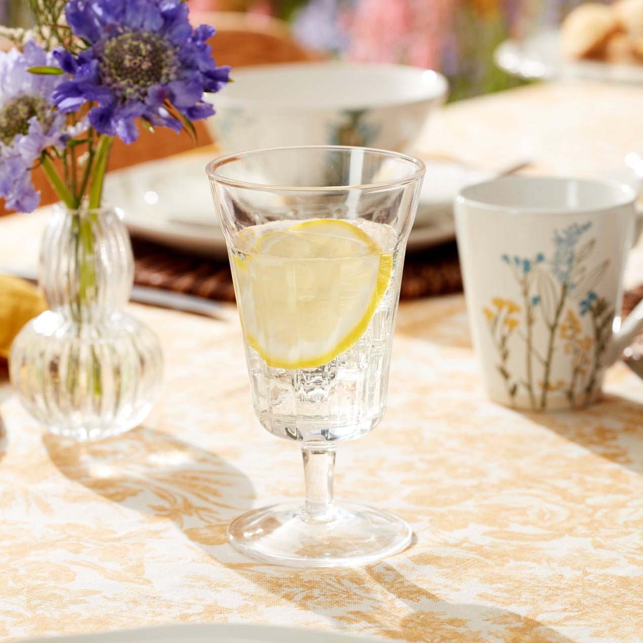 French Perle Tall Stem Glasses - Set Of 4