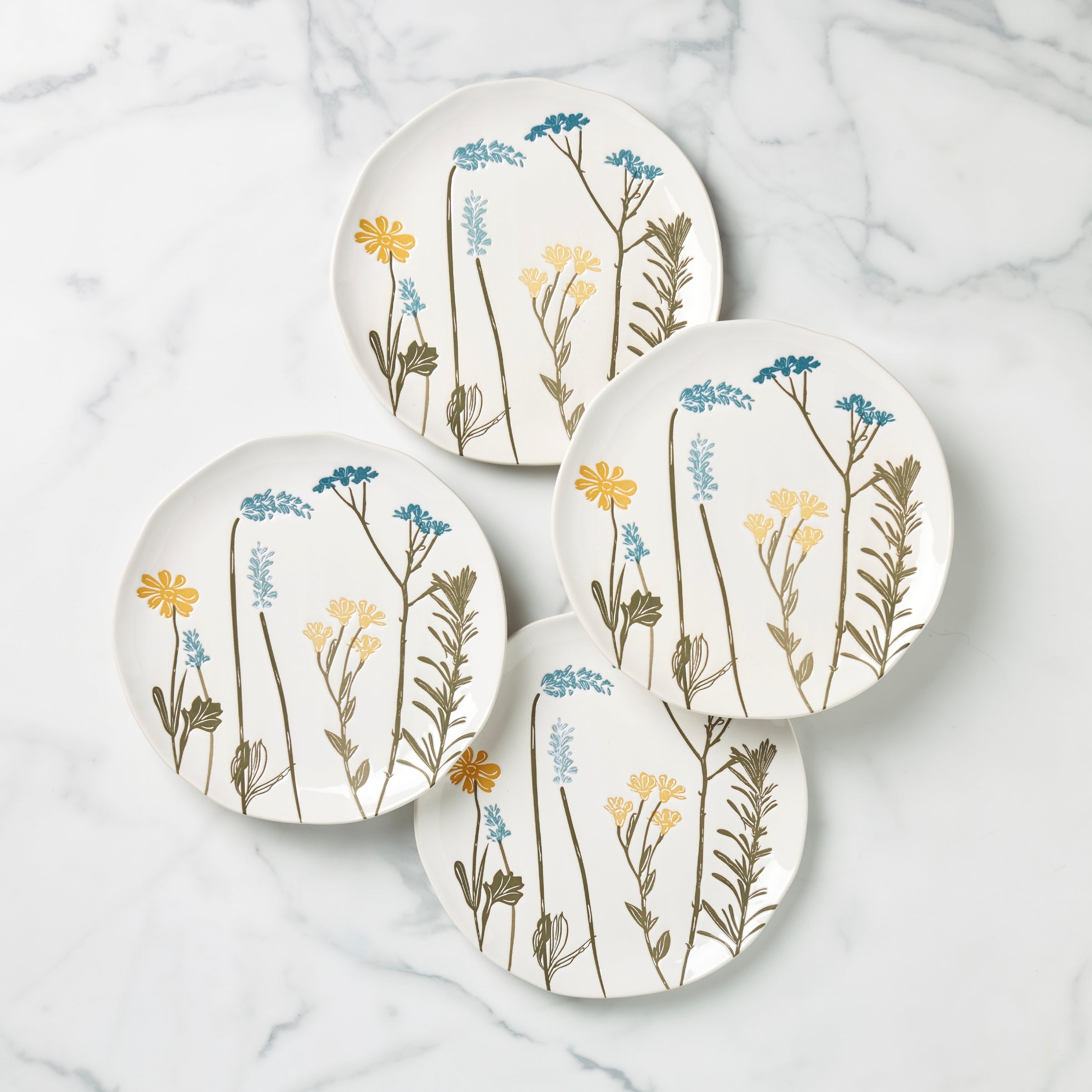 Wildflowers Accent Plates, Set of 4 – Lenox Corporation