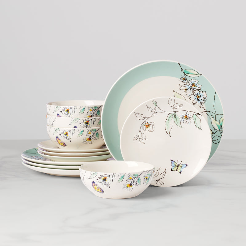 Botanica 12-Piece Dinnerware Set