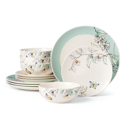Botanica 12-Piece Dinnerware Set