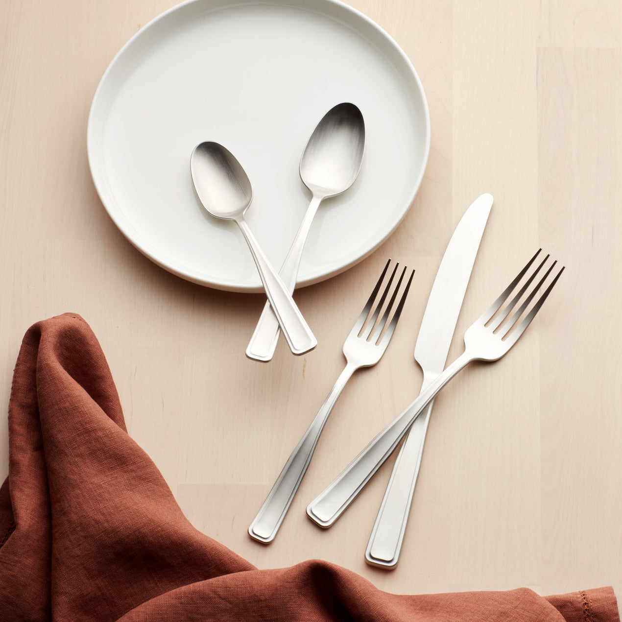 Oneida River Set Posate 20 Pezzi – Acciaio Inox 18/0 – Design Naturale E Senza Tempo Per La Tavola