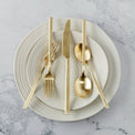 Dean Satin Champagne 20 Piece Flatware Set