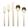 Dean Champagne Satin 20-Piece Flatware Set