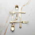 James Street Satin Champagne 20 Piece Flatware Set