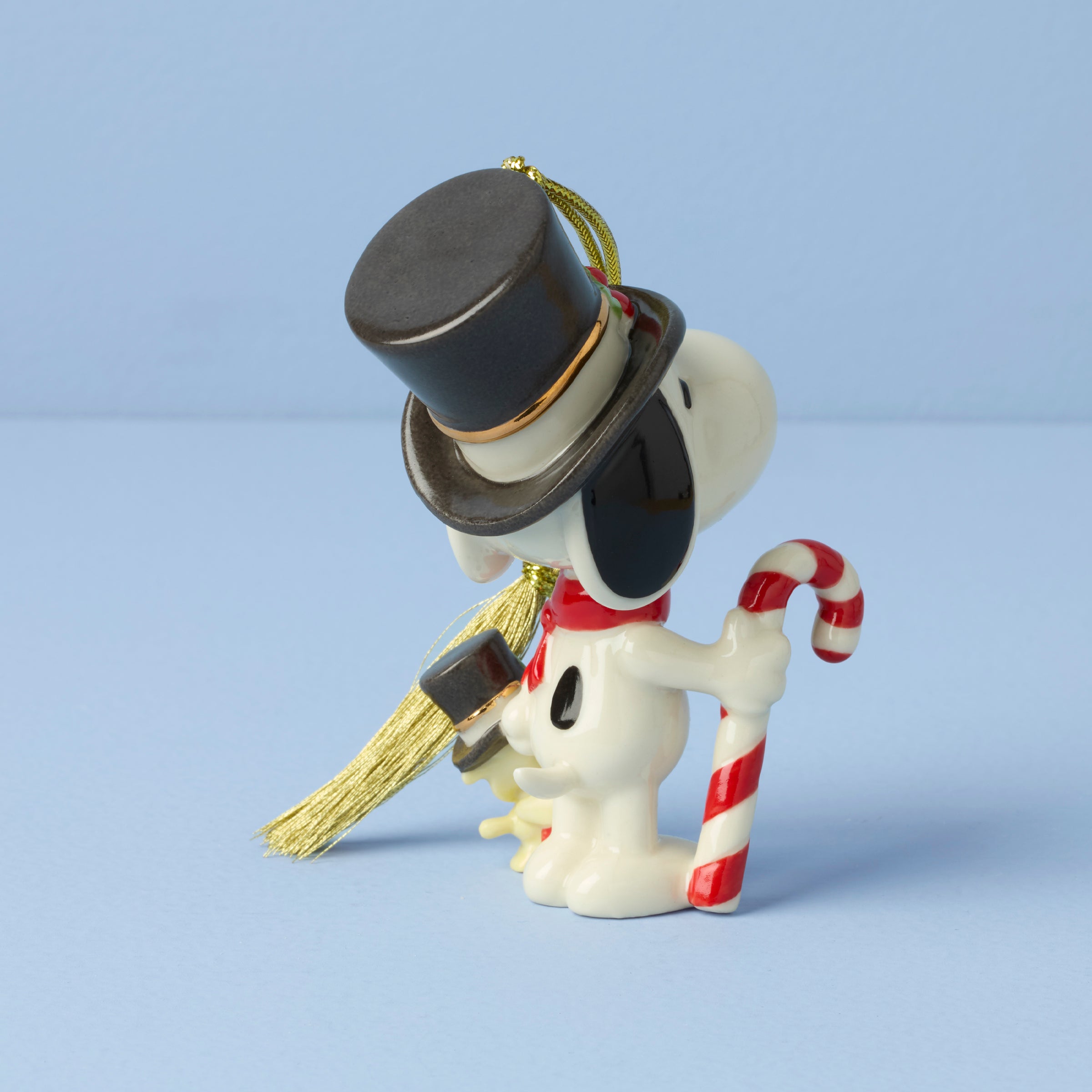 Snoopy & Woodstock With Candy Cane Ornament – Lenox Corporation