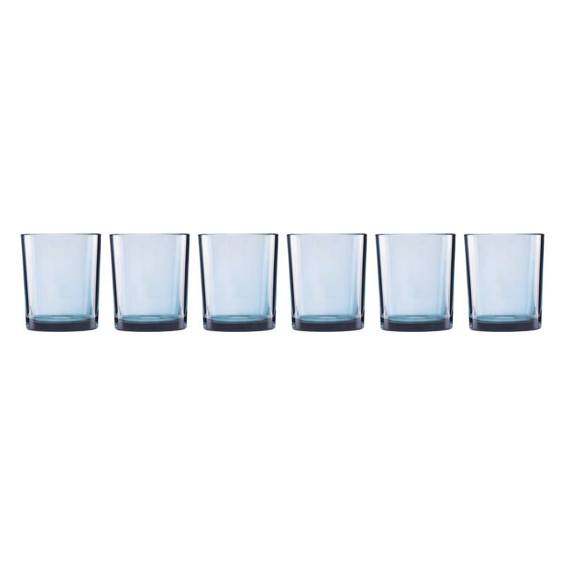 Stackables Tall Blue Drinkware, Set Of 6