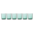 Merry & Bright Stackable Green Tall Glasses, Set Of 6