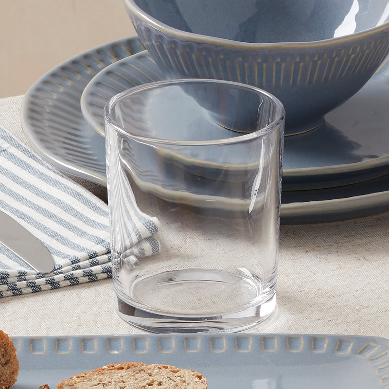 Merry & Bright Stackable Clear Tall Glasses - Set Of 6