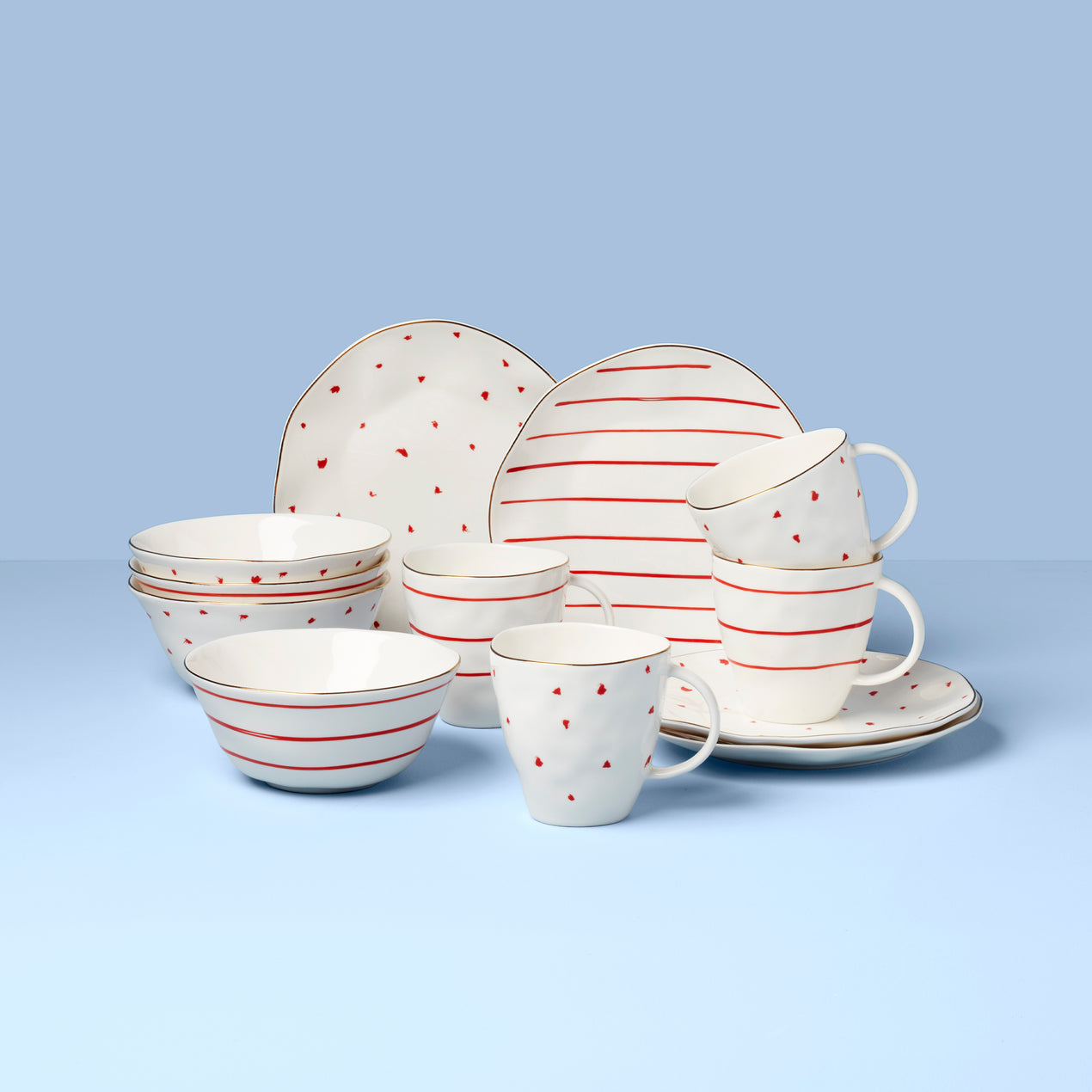 cambridge silversmiths Garnet Bay 12-Piece Dessert Set