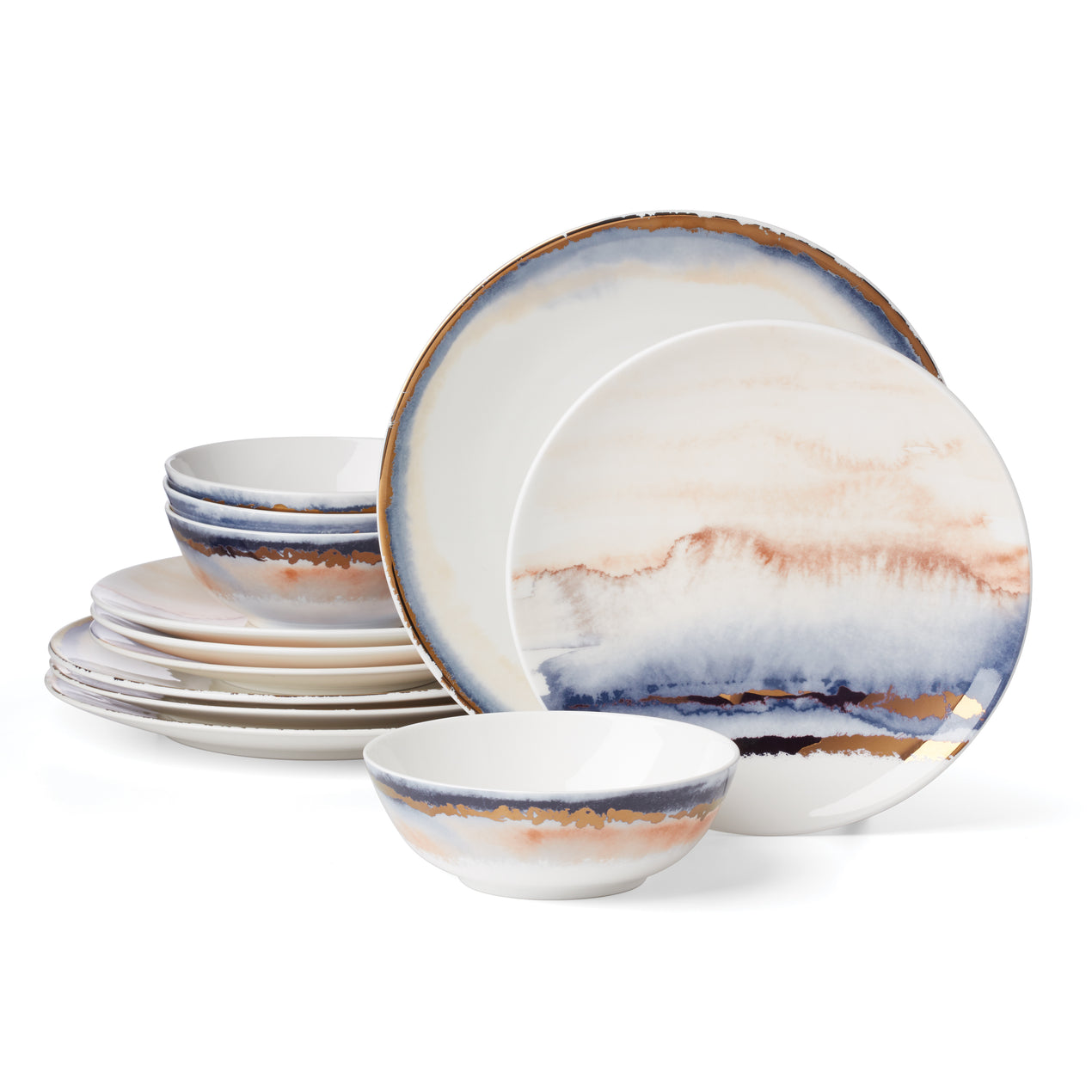 cambridge silversmiths Summer Radiance 12-Piece Dinnerware Set