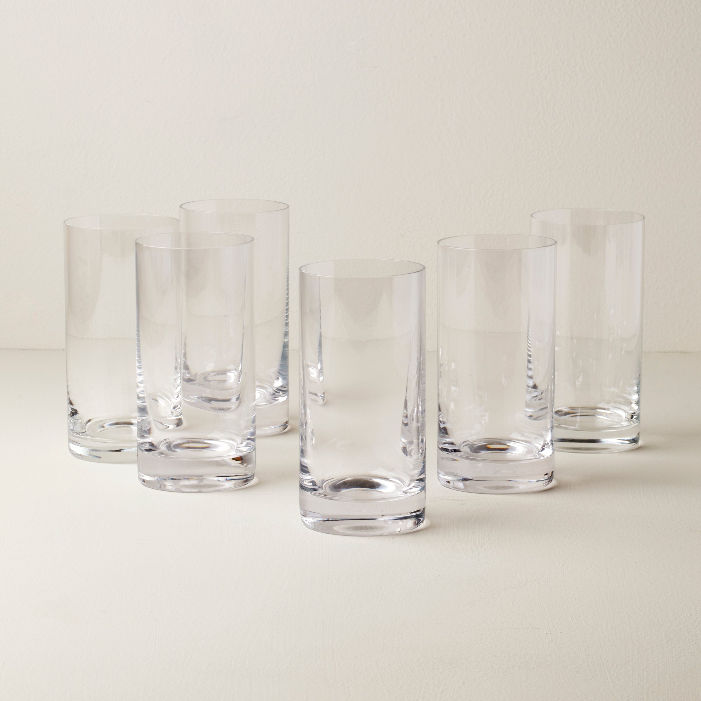 Tuscany Classics Cylinder Highball Glasses, Set of 6