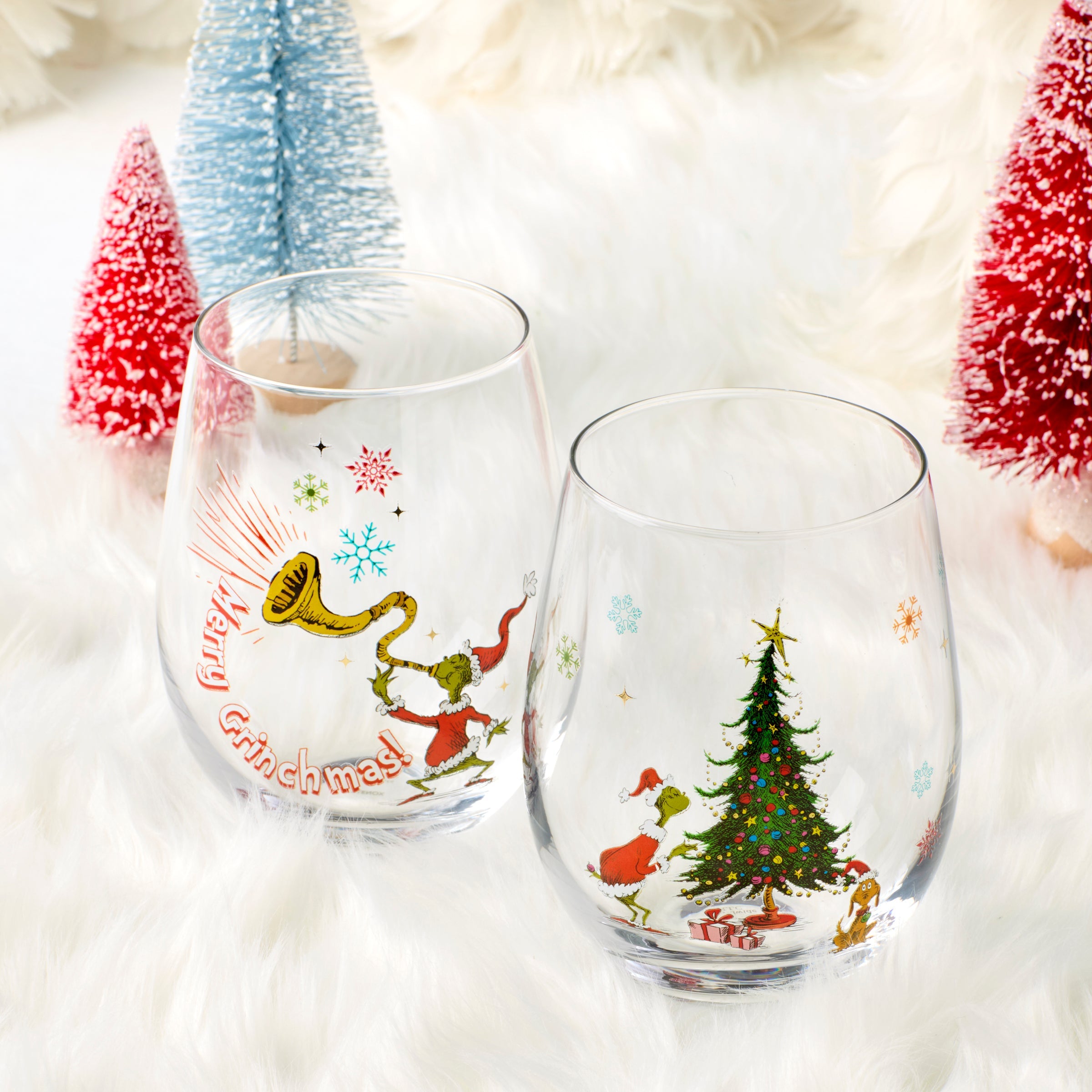 Merry Grinchmas Glass Tumblers, Set of 4 – Lenox Corporation