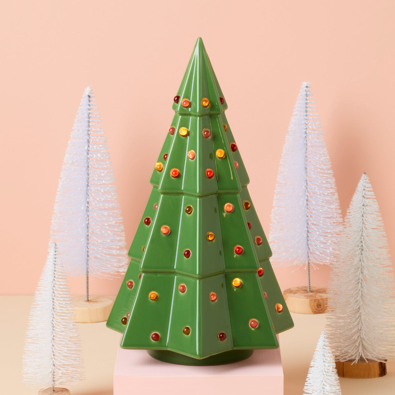 Evergreen Large Lit Tree Figurine – Lenox Corporation