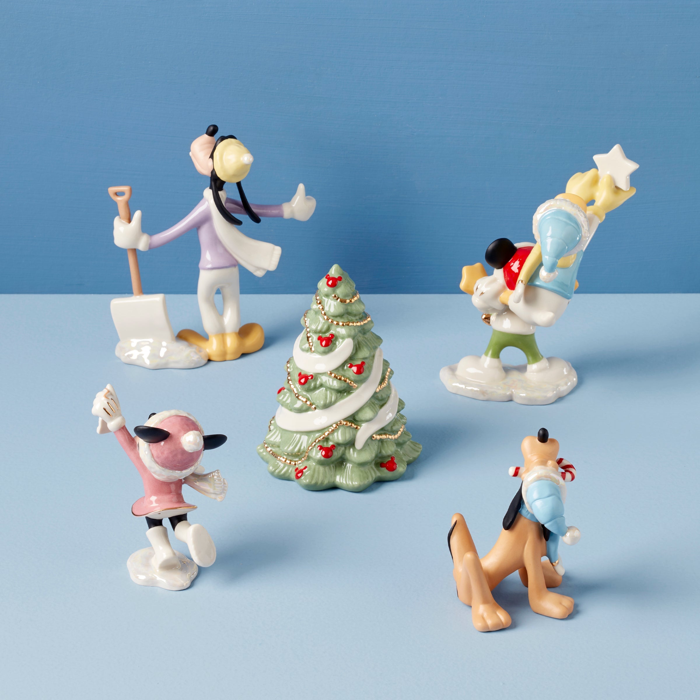 Disney Winter Fun 5-Piece Figurine Set – Lenox Corporation