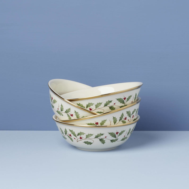 Holiday Dinnerware Place Setting Bowls, Set Of 4