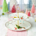 Merry Grinchmas Dinnerware 2-Tiered Server