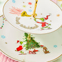 Merry Grinchmas Dinnerware 2-Tiered Server