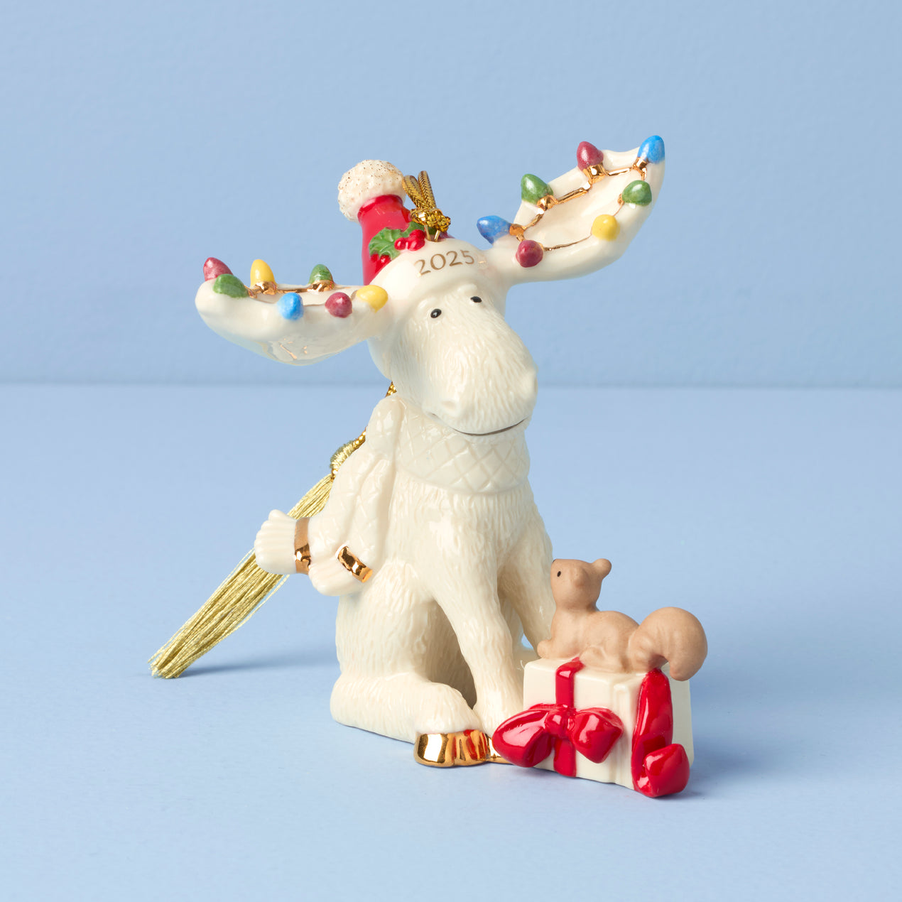 cambridge silversmiths 2025 Marcel the Moose Ornament