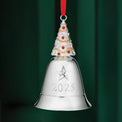 2025 Musical Bell Silverplate Ornament, We Wish You a Merry Christmas
