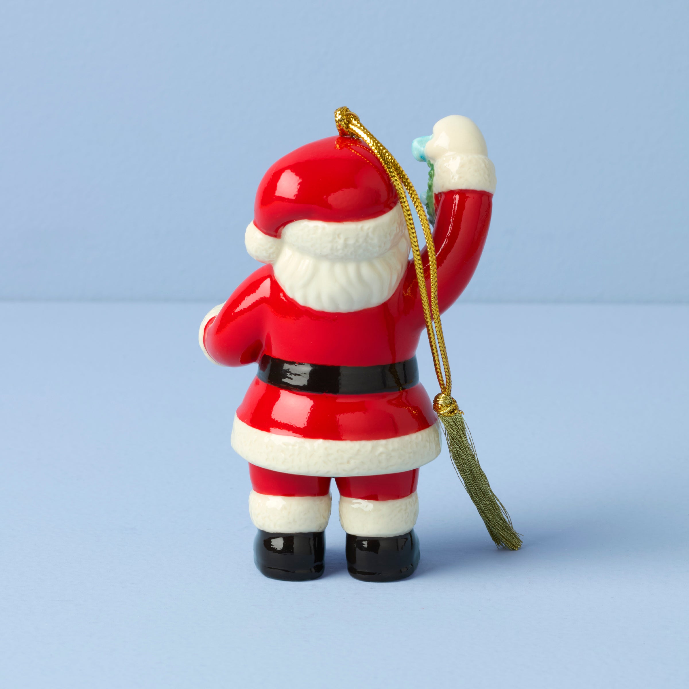 y*s様 最終値下げ！レノックス　カーミッイトサンタ 2025 Santa with Mistletoe Ornament – Lenox Corporation