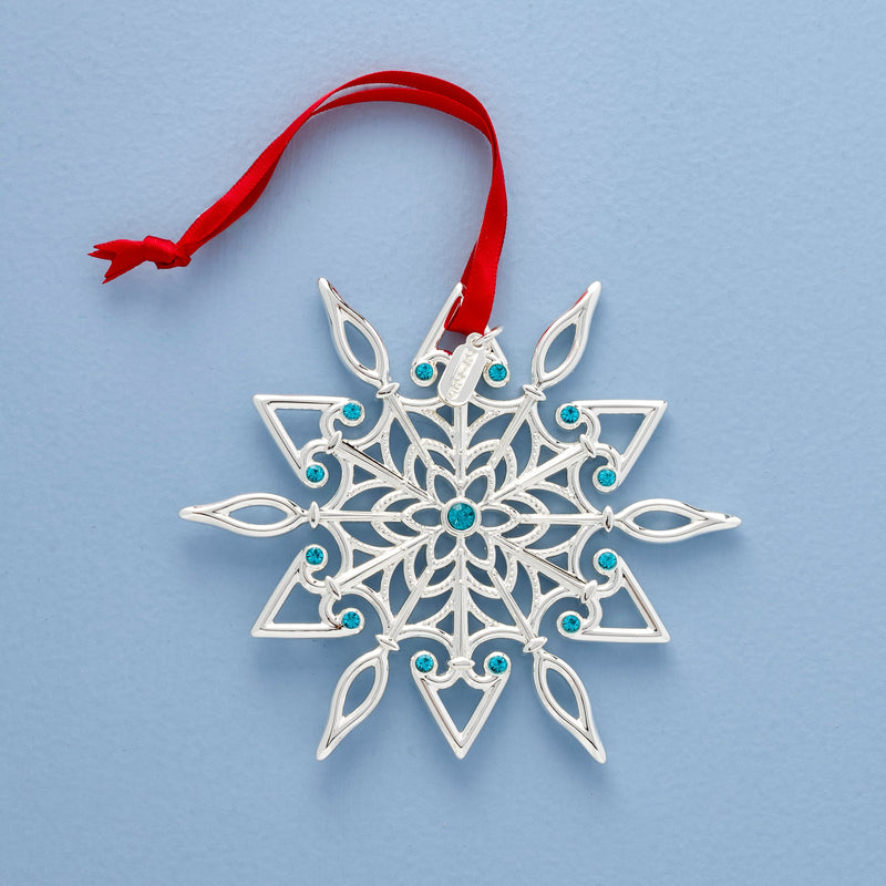 2025 Snow Majesty Silverplate Ornament, 21st Edition