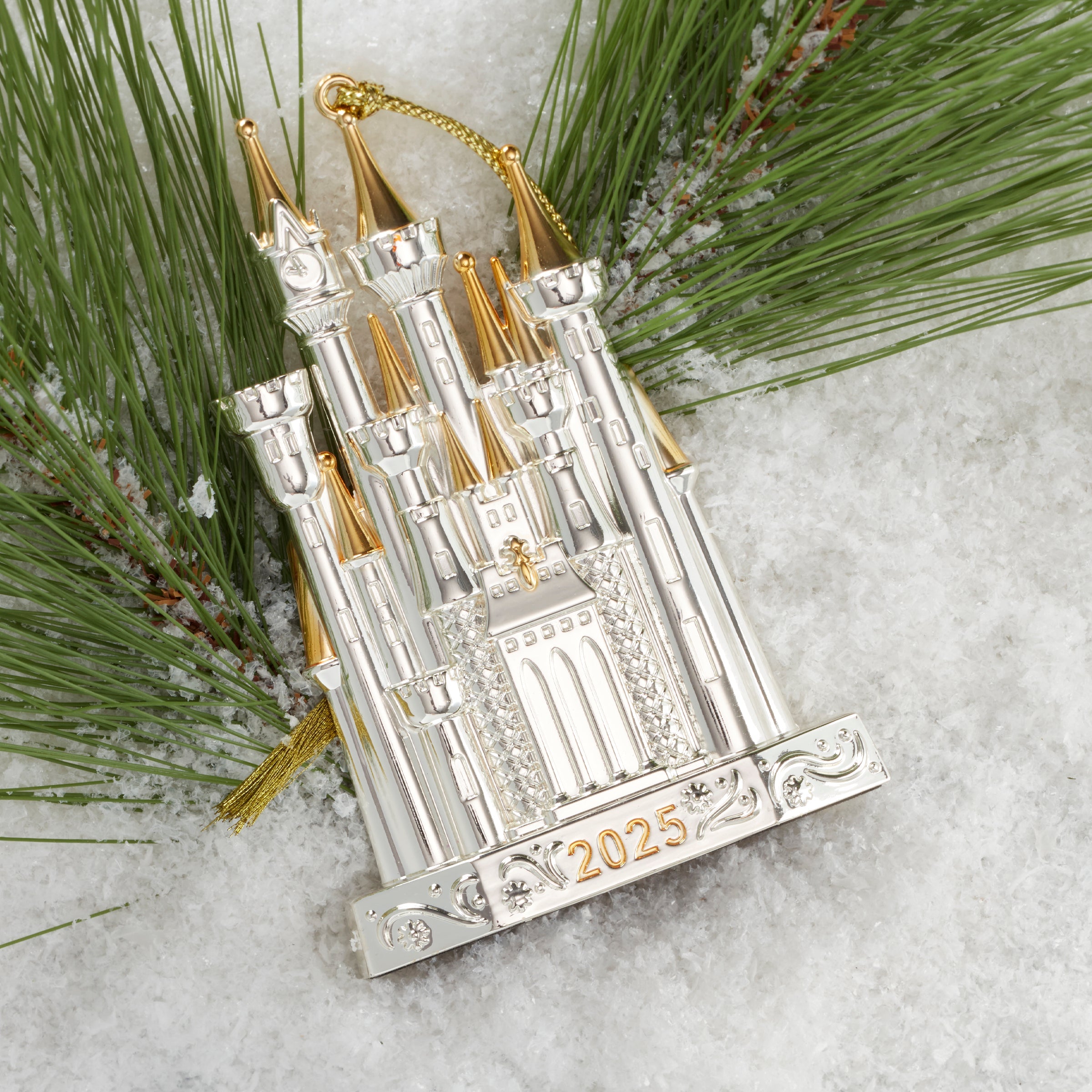 2025 Cinderella Castle Silverplate Ornament – Lenox Corporation