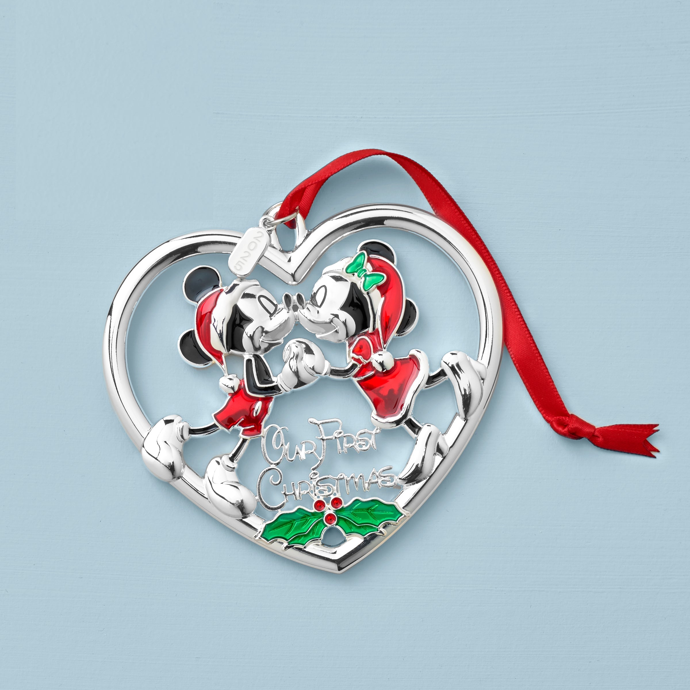 ミシェラン　オーナメント　フィギュア　トレーラー 2025 Our 1st Christmas Mickey & Minnie Ornament – Lenox Corporation