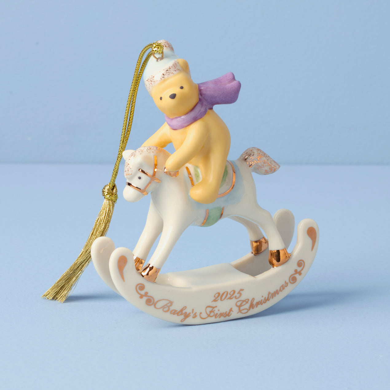 cambridge silversmiths 2025 Winnie the Pooh Baby's 1st Christmas Ornament
