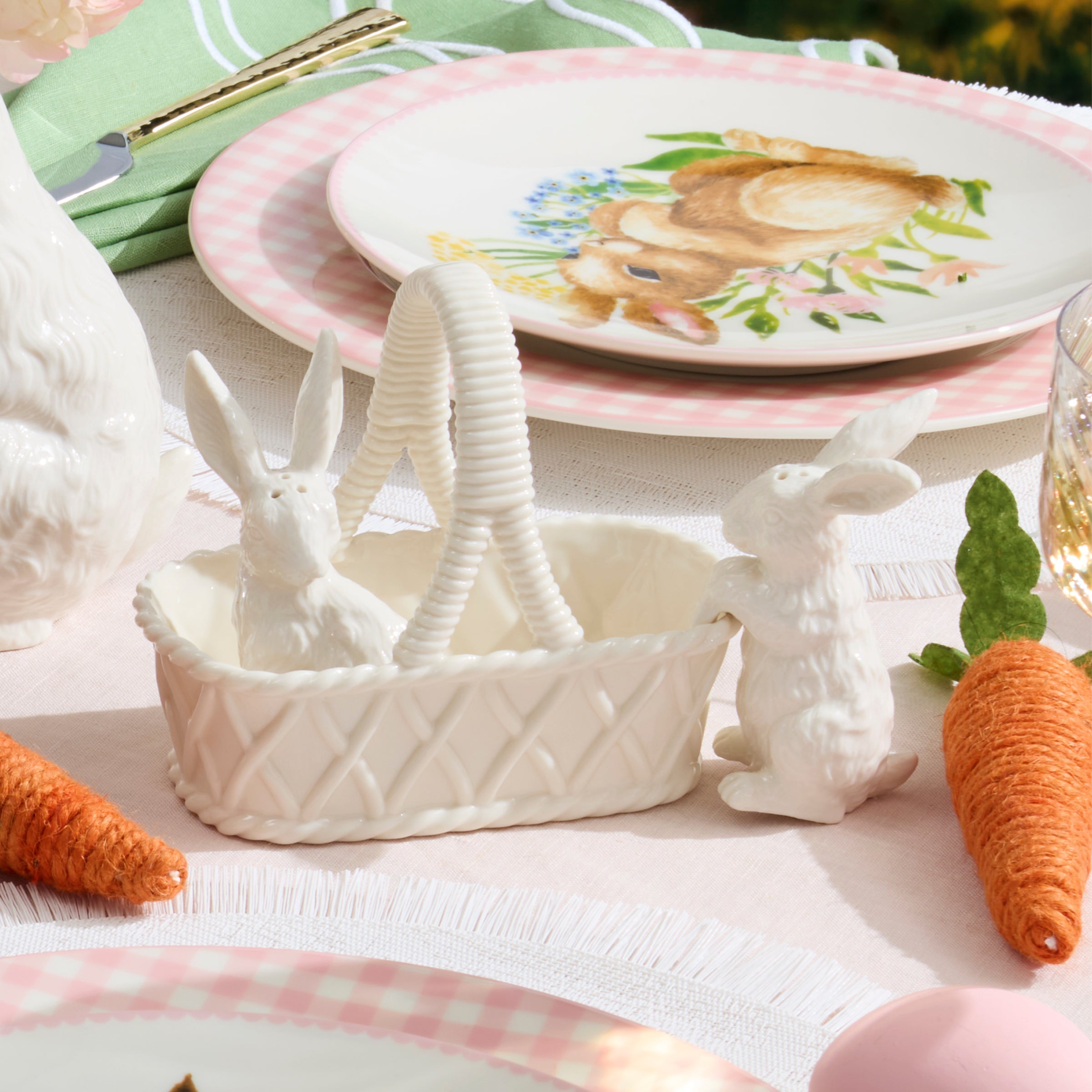 Wicker Creek Bunny Salt & Pepper Set – Lenox Corporation