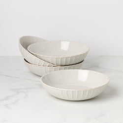 Lenox China FRENCH PERLE WHITE Dinner Plates - Set of Four N/O Lenox China FRENCH PERLE WHITE Dinner Plates - Set of Four N/O