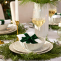 French Perle Scallop White 12-Piece Dinnerware Set