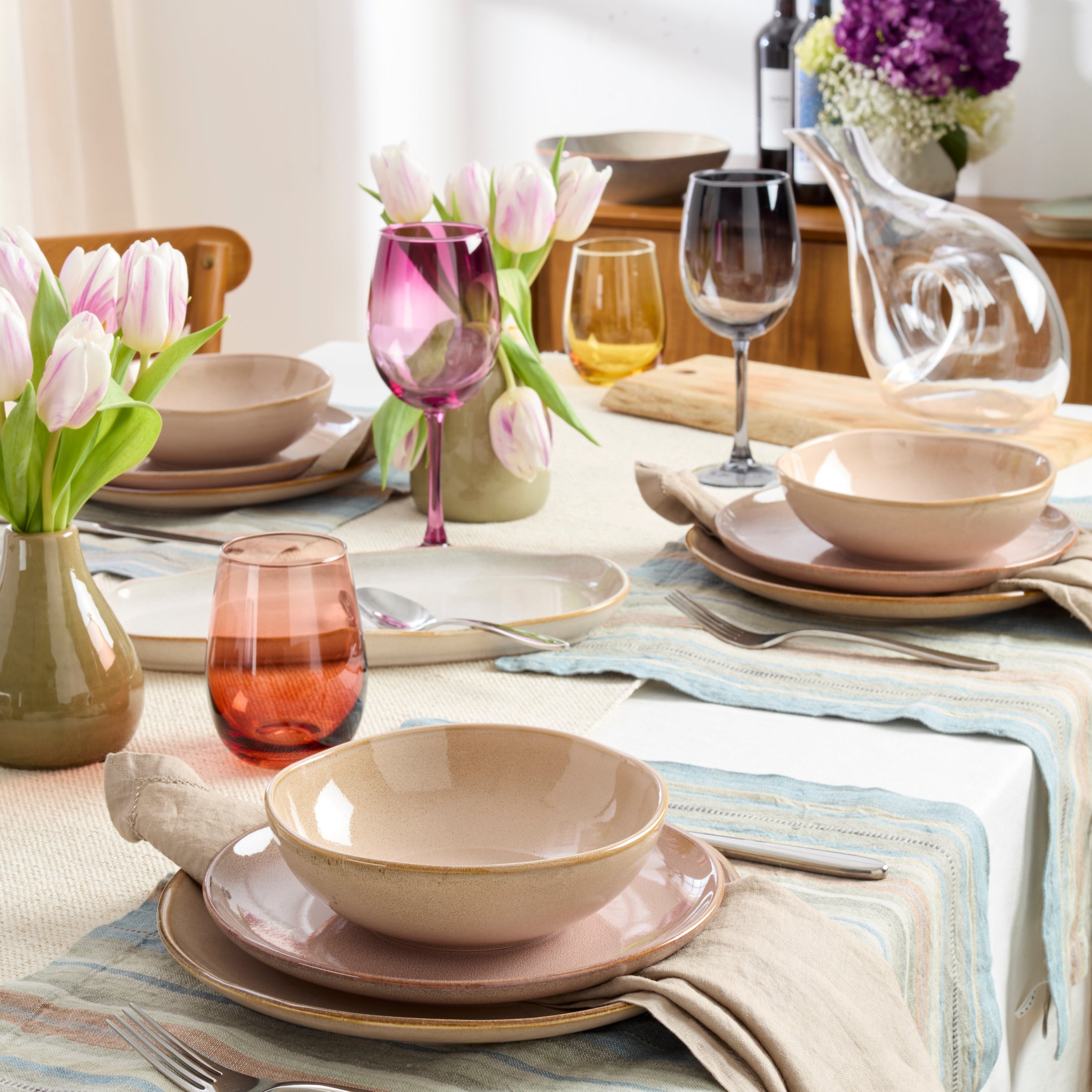 Organic Shades Clay 12-Piece Dinnerware Set – Lenox Corporation