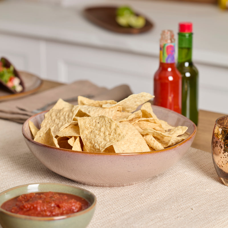 Organic Shades Clay Pasta Bowls, Set of 4