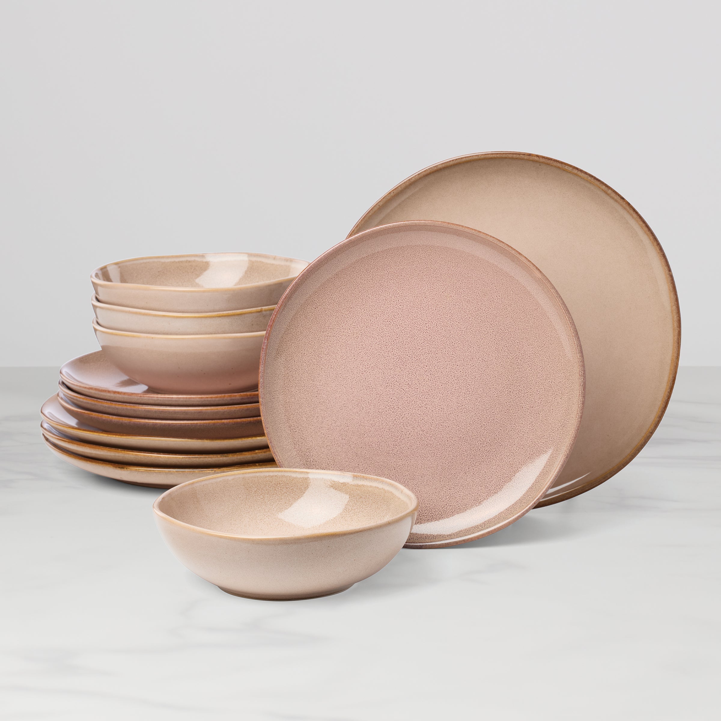 Organic Shades Clay 12-Piece Dinnerware Set – Lenox Corporation