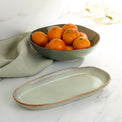 Organic Shades 2-Piece Serving Set, Green