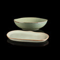 Organic Shades 2-Piece Serving Set, Green