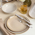 Organic Shades Oatmeal 18-Piece Dinnerware Set