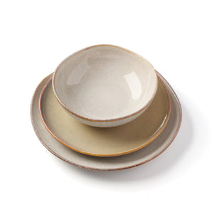 Organic Shades Oatmeal 18-Piece Dinnerware Set