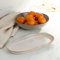 Organic Shades 2-Piece Serving Set, Oatmeal