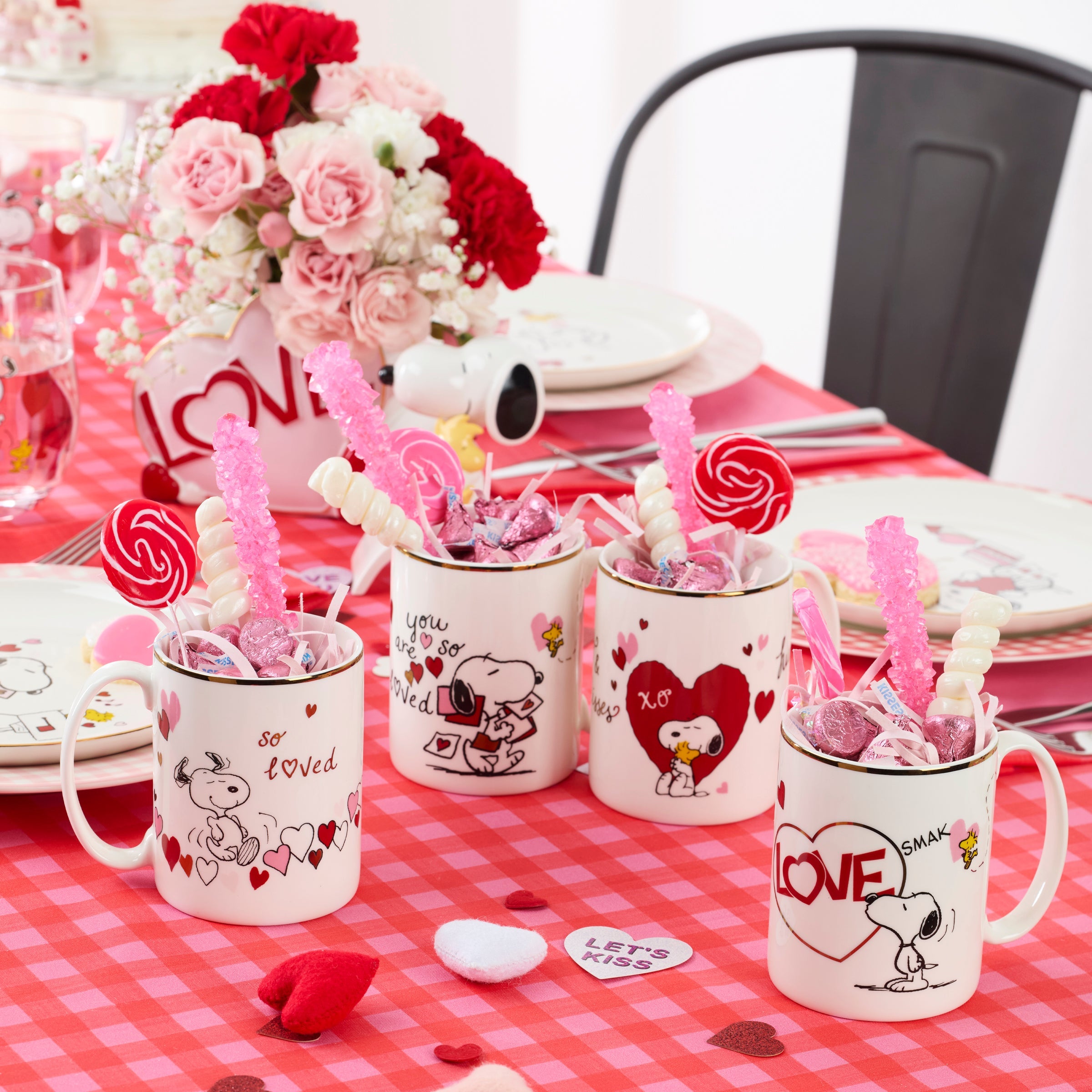 Snoopy Valentine's Day Mugs, Set of 4 – Lenox Corporation