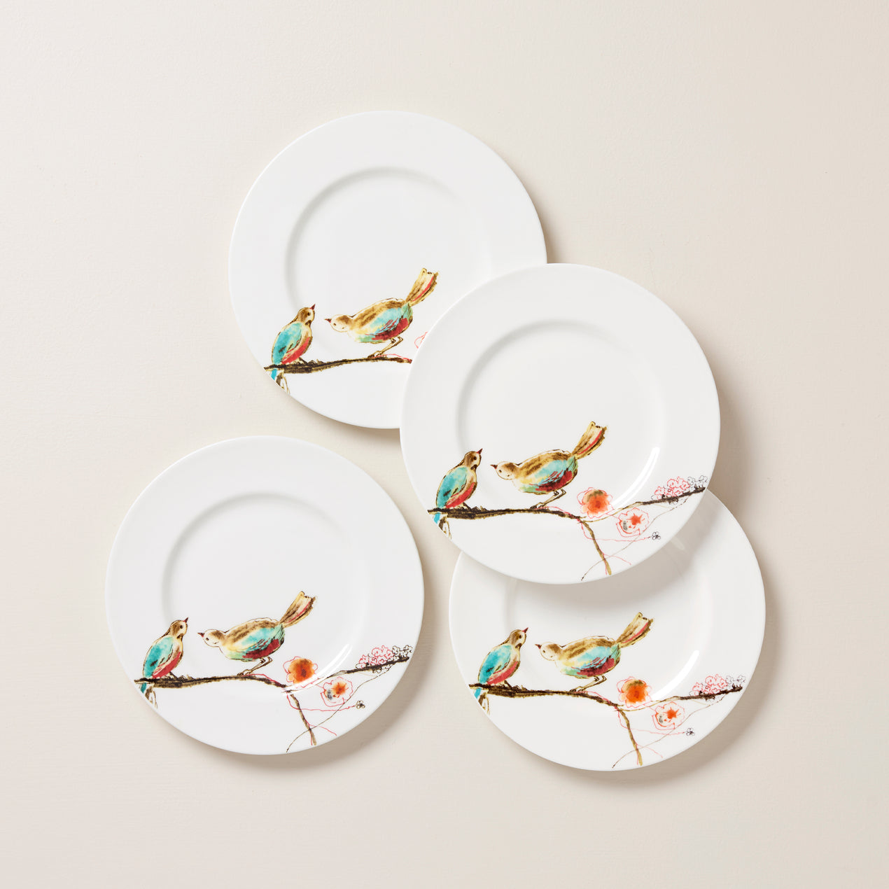 cambridge silversmiths Chirp Salad Plates Set of 4