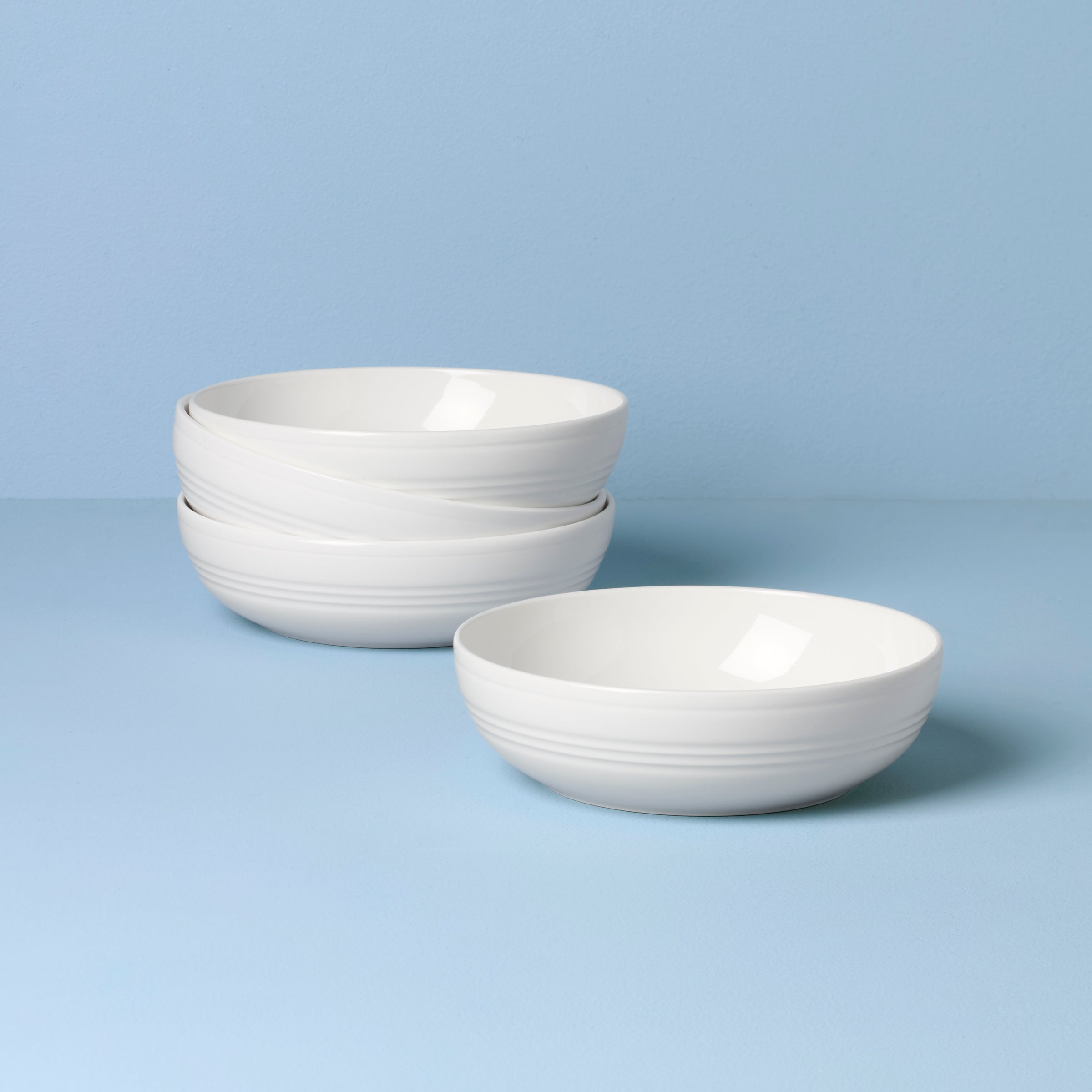 Tin Can Alley Rimmed Soup Bowls, Set of 4 – Lenox Corporation