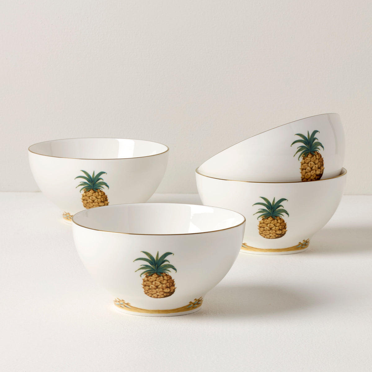 British Colonial Bamboo Rice Bowls, Set of 4 – Lenox Corporation